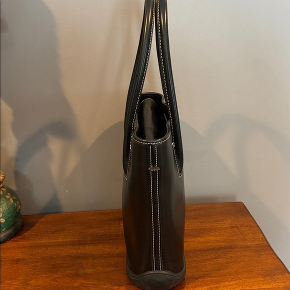 Dooney & Bourke Black Leather Handbag - Picture 5 of 12